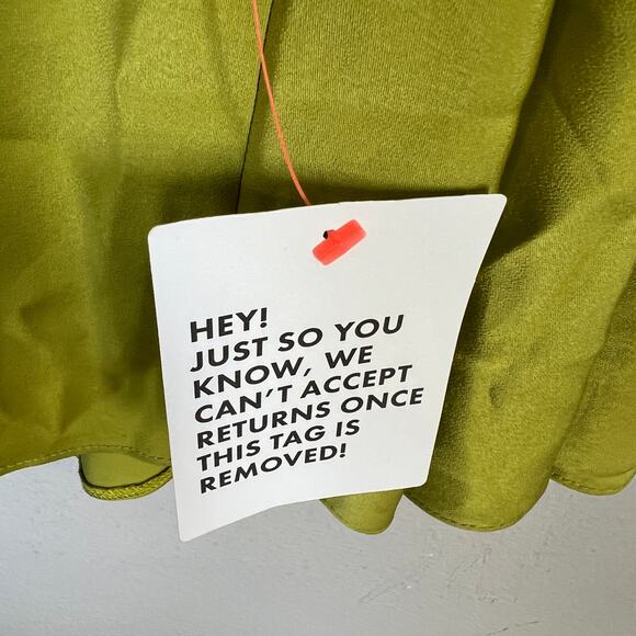 ASOS Design Dress Bandeau Slip Corset Maxi Green Strapless Women's Size 4 NWT - Picture 9 of 12